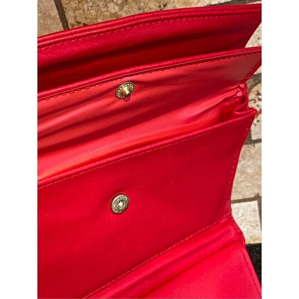 Jordache Vintage Checkbook Wallet RED - Picture 9 of 9